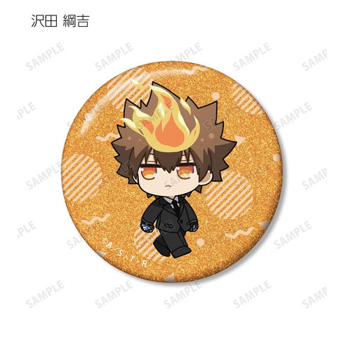 『家庭教師ヒットマンREBORN!』トレーディング ちびキャラ スーツの歩みver. グリッター缶バッジ(単位/BOX)