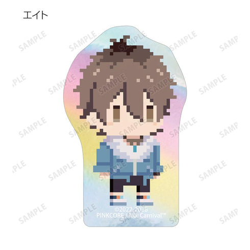 『NU: カーニバル』トレーディング ドット絵 オーロラダイカットステッカー(単位/BOX)