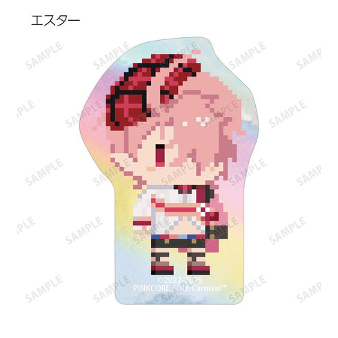 『NU: カーニバル』トレーディング ドット絵 オーロラダイカットステッカー(単位/BOX)