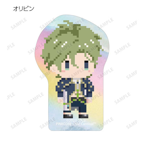 『NU: カーニバル』トレーディング ドット絵 オーロラダイカットステッカー(単位/BOX)