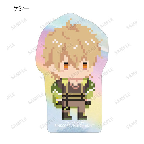 『NU: カーニバル』トレーディング ドット絵 オーロラダイカットステッカー(単位/BOX)