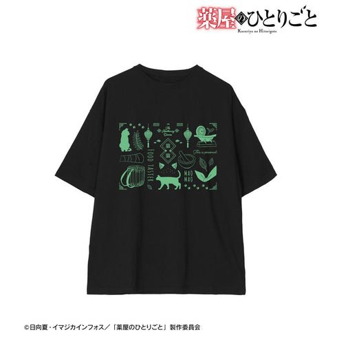 『薬屋のひとりごと』モチーフ柄 BIGシルエットTシャツユニセックス