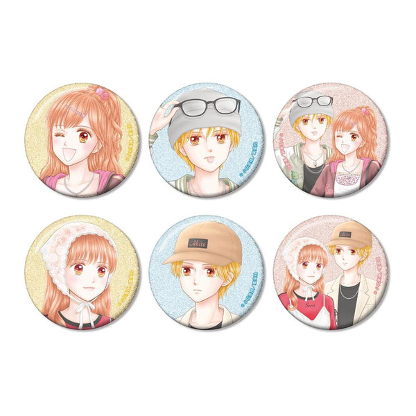 『こどものおもちゃ』小花美穂先生 描き下ろし 時代ファッションver. トレーディンググリッター缶バッジ(単位/BOX)