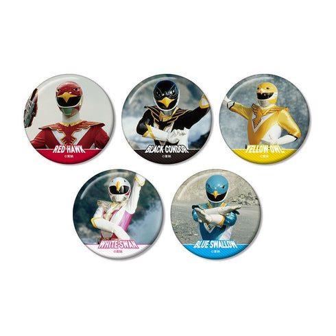 "Birdman Squadron Jetman" Trading Pin Badges (Sold by the box)