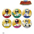 "Gosei Sentai Dairanger" Trading Pin Badges (Sold by the box)