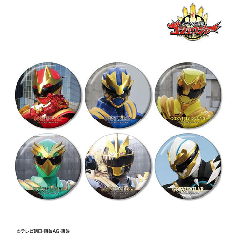 "Number One Sentai Go-Juuger" Trading Pin Badges (Sold by the box)