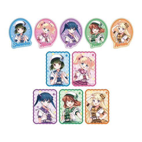『きんいろモザイク』原悠衣先生 描き下ろし アイドル風衣装ver. トレーディングダイカットステッカー(単位/BOX)