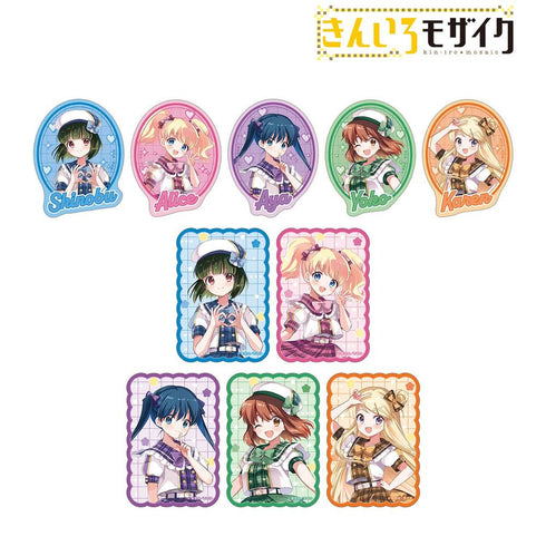 『きんいろモザイク』原悠衣先生 描き下ろし アイドル風衣装ver. トレーディングダイカットステッカー(単位/BOX)