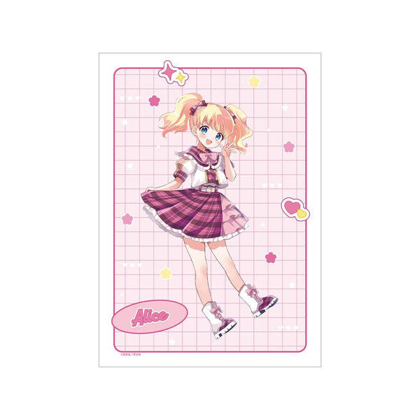 『きんいろモザイク』原悠衣先生 描き下ろし アリス・カータレット アイドル風衣装ver. A3マット加工ポスター