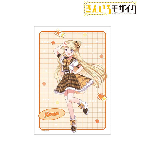 『きんいろモザイク』原悠衣先生 描き下ろし 九条カレン アイドル風衣装ver. A3マット加工ポスター