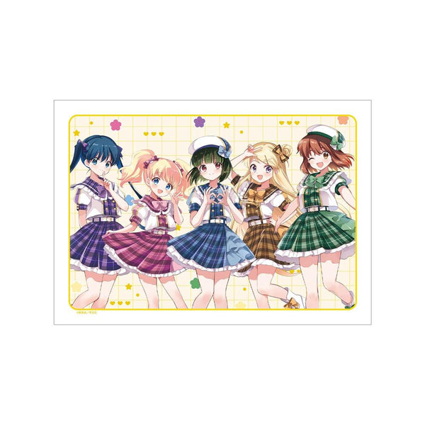 『きんいろモザイク』原悠衣先生 描き下ろし 集合 アイドル風衣装ver. A3マット加工ポスター