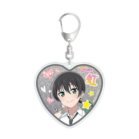 『ラブライブ!虹ヶ咲学園スクールアイドル同好会』描き下ろし 高咲 侑 ギャル制服ver. グリッターアクリルキーホルダー