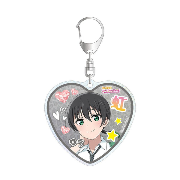 『ラブライブ!虹ヶ咲学園スクールアイドル同好会』描き下ろし 高咲 侑 ギャル制服ver. グリッターアクリルキーホルダー