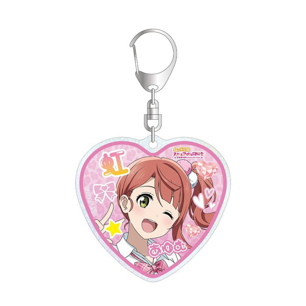 『ラブライブ!虹ヶ咲学園スクールアイドル同好会』描き下ろし 上原歩夢 ギャル制服ver. グリッターアクリルキーホルダー【202609再販】