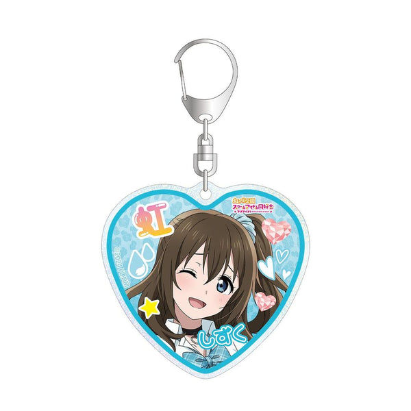 『ラブライブ!虹ヶ咲学園スクールアイドル同好会』描き下ろし 桜坂しずく ギャル制服ver. グリッターアクリルキーホルダー