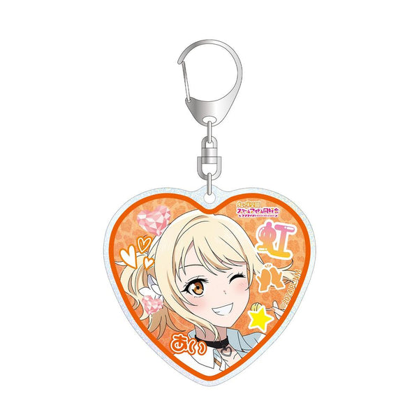 『ラブライブ!虹ヶ咲学園スクールアイドル同好会』描き下ろし 宮下 愛 ギャル制服ver. グリッターアクリルキーホルダー【202609再販】