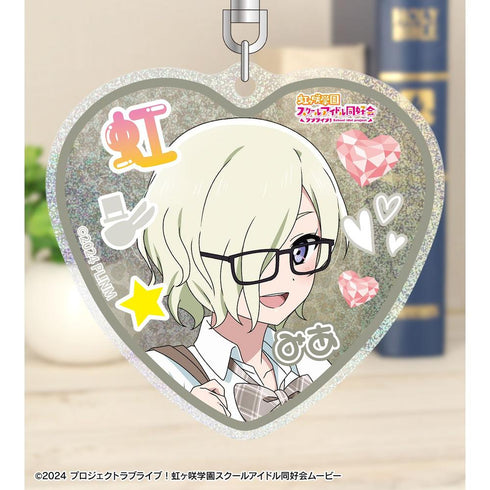《Love Live! 虹咲學園校園偶像同好會》全新繪製 米亞·泰勒 辣妹制服版 閃亮壓克力鑰匙圈