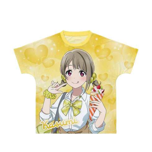 『ラブライブ!虹ヶ咲学園スクールアイドル同好会』描き下ろし 中須かすみ ギャル制服ver. フルグラフィックTシャツユニセックス【202609再販】