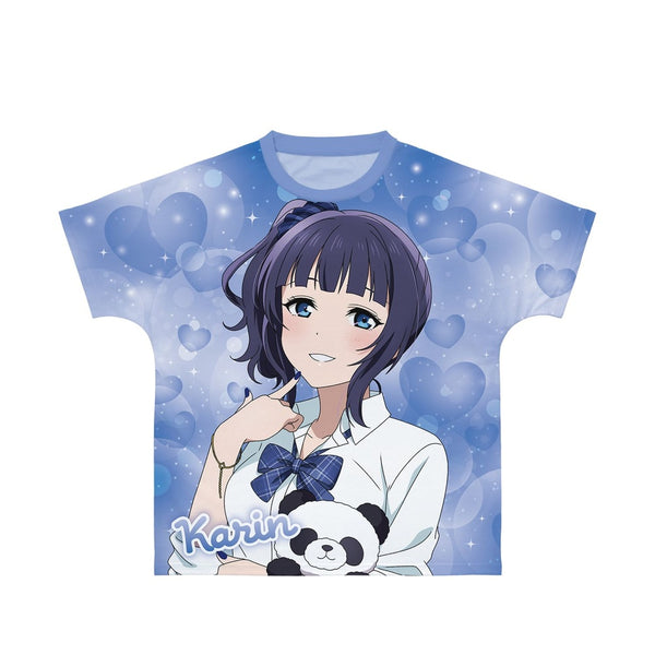 『ラブライブ!虹ヶ咲学園スクールアイドル同好会』描き下ろし 朝香果林 ギャル制服ver. フルグラフィックTシャツユニセックス【202609再販】