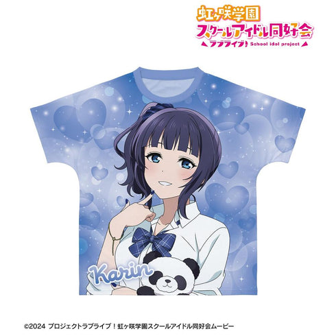 『ラブライブ!虹ヶ咲学園スクールアイドル同好会』描き下ろし 朝香果林 ギャル制服ver. フルグラフィックTシャツユニセックス