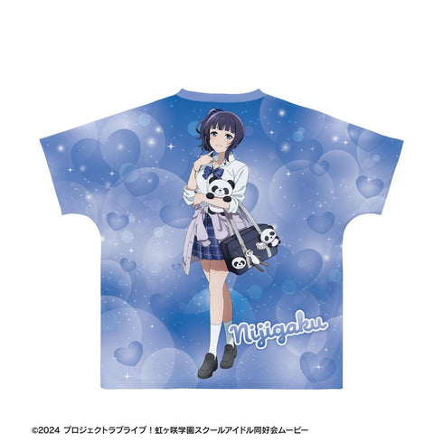 『ラブライブ!虹ヶ咲学園スクールアイドル同好会』描き下ろし 朝香果林 ギャル制服ver. フルグラフィックTシャツユニセックス