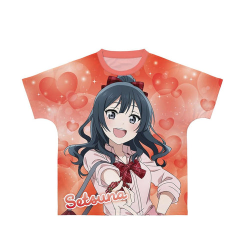 『ラブライブ!虹ヶ咲学園スクールアイドル同好会』描き下ろし 優木せつ菜 ギャル制服ver. フルグラフィックTシャツユニセックス