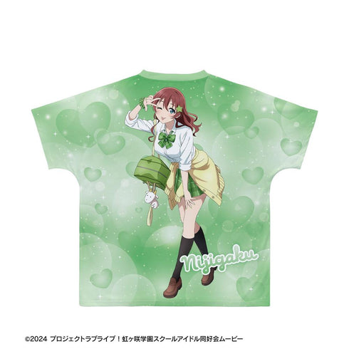 『ラブライブ!虹ヶ咲学園スクールアイドル同好会』描き下ろし エマ・ヴェルデ ギャル制服ver. フルグラフィックTシャツユニセックス