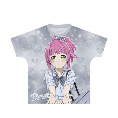 『ラブライブ!虹ヶ咲学園スクールアイドル同好会』描き下ろし 天王寺璃奈 ギャル制服ver. フルグラフィックTシャツユニセックス
