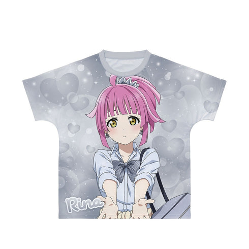 『ラブライブ!虹ヶ咲学園スクールアイドル同好会』描き下ろし 天王寺璃奈 ギャル制服ver. フルグラフィックTシャツユニセックス【202609再販】