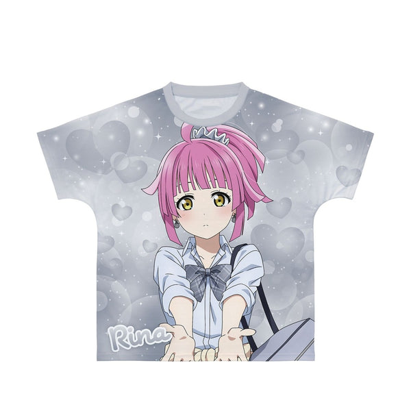 『ラブライブ!虹ヶ咲学園スクールアイドル同好会』描き下ろし 天王寺璃奈 ギャル制服ver. フルグラフィックTシャツユニセックス【202609再販】