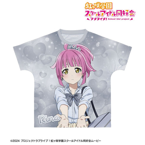 『ラブライブ!虹ヶ咲学園スクールアイドル同好会』描き下ろし 天王寺璃奈 ギャル制服ver. フルグラフィックTシャツユニセックス【202609再販】