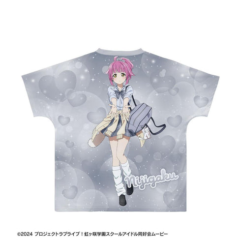 『ラブライブ!虹ヶ咲学園スクールアイドル同好会』描き下ろし 天王寺璃奈 ギャル制服ver. フルグラフィックTシャツユニセックス