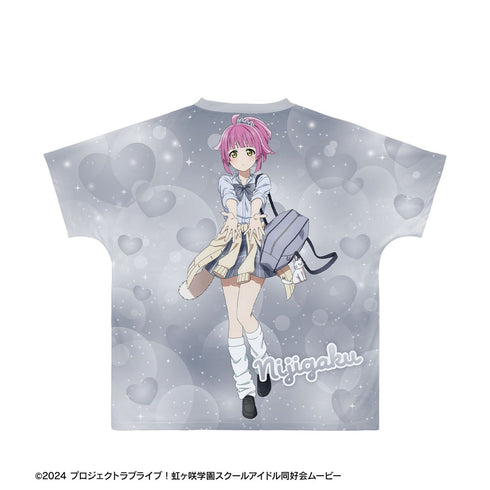 『ラブライブ!虹ヶ咲学園スクールアイドル同好会』描き下ろし 天王寺璃奈 ギャル制服ver. フルグラフィックTシャツユニセックス【202609再販】