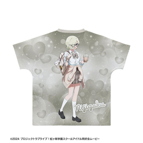 『ラブライブ!虹ヶ咲学園スクールアイドル同好会』描き下ろし ミア・テイラー ギャル制服ver. フルグラフィックTシャツユニセックス