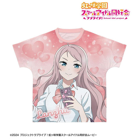 『ラブライブ!虹ヶ咲学園スクールアイドル同好会』描き下ろし 鐘 嵐珠 ギャル制服ver. フルグラフィックTシャツユニセックス