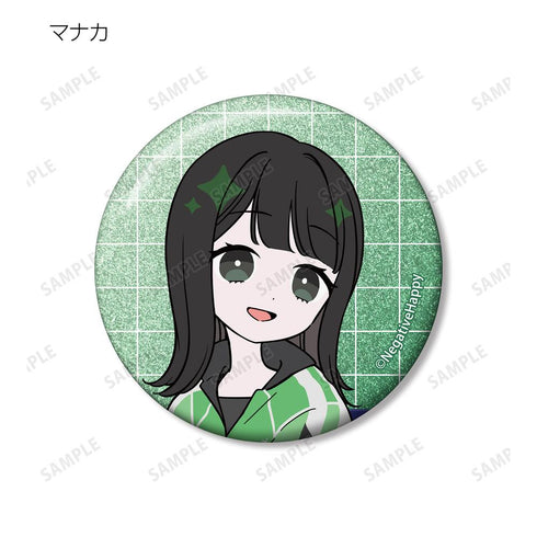 『ネガティヴハッピィ』描き下ろし トレーディング ネガティヴver. グリッター缶バッジ(単位/BOX)
