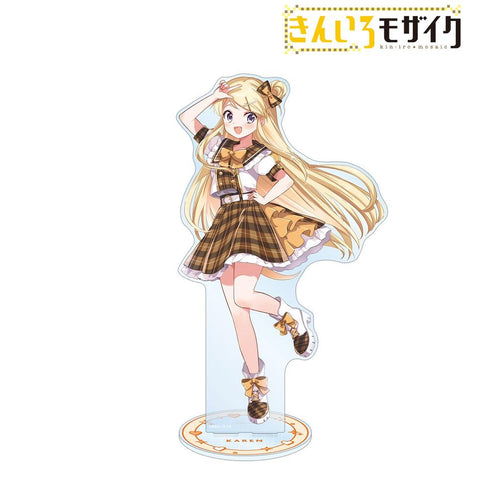 『きんいろモザイク』原悠衣先生 描き下ろし 九条カレン アイドル風衣装ver. 特大アクリルスタンド