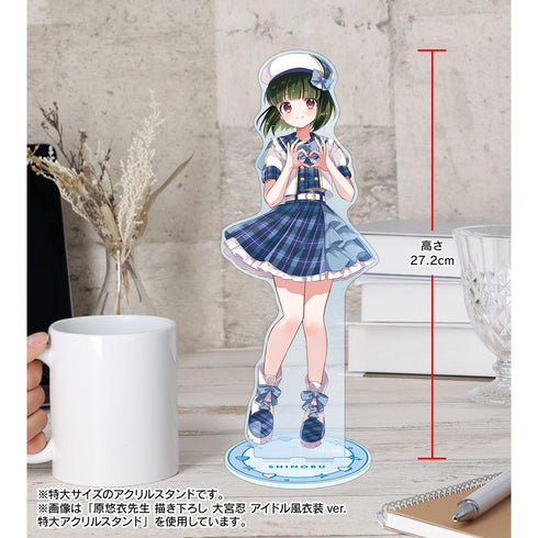 『きんいろモザイク』原悠衣先生 描き下ろし 九条カレン アイドル風衣装ver. 特大アクリルスタンド