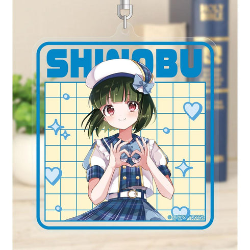 "Kin-iro Mosaic" by Yui Hara: Original Illustration of Shinobu Omiya in Idol-Style Outfit - BIG Acrylic Keychain