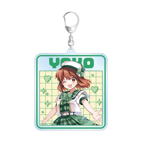 "Kin-iro Mosaic" by Yui Hara: Original Illustration of Yoko Inokuma in Idol-Style Outfit - BIG Acrylic Keychain