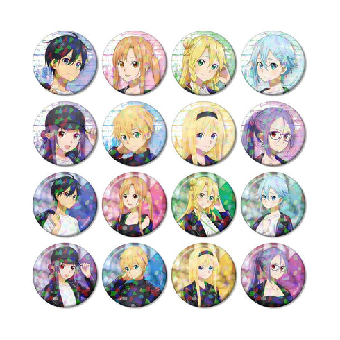 『ソードアート・オンライン』描き下ろし ライダースジャケットver. トレーディングホログラム缶バッジ(単位/BOX)