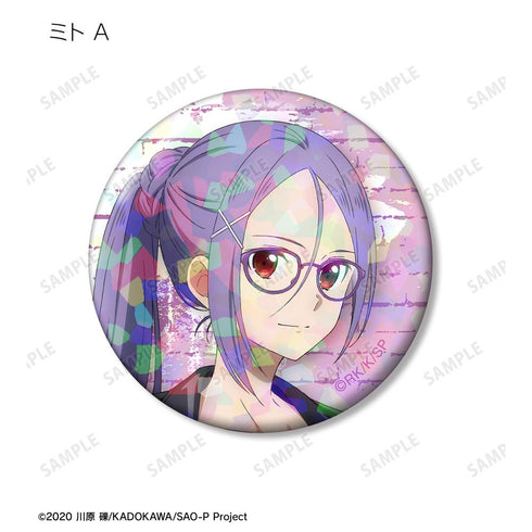 『ソードアート・オンライン』描き下ろし ライダースジャケットver. トレーディングホログラム缶バッジ(単位/BOX)
