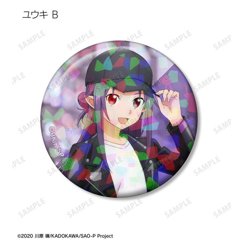 『ソードアート・オンライン』描き下ろし ライダースジャケットver. トレーディングホログラム缶バッジ(単位/BOX)