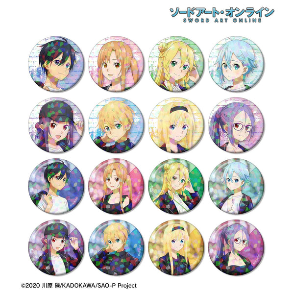 『ソードアート・オンライン』描き下ろし ライダースジャケットver. トレーディングホログラム缶バッジ(単位/BOX)【202609再販】