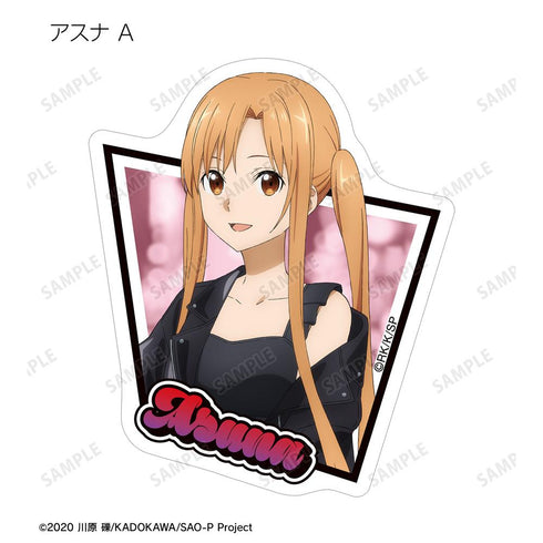 『ソードアート・オンライン』描き下ろし ライダースジャケットver. トレーディングダイカットステッカー(単位/BOX)