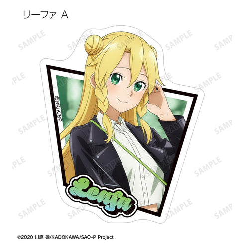 『ソードアート・オンライン』描き下ろし ライダースジャケットver. トレーディングダイカットステッカー(単位/BOX)