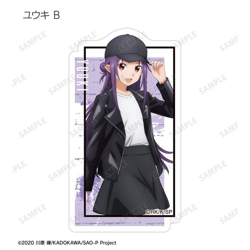 『ソードアート・オンライン』描き下ろし ライダースジャケットver. トレーディングダイカットステッカー(単位/BOX)