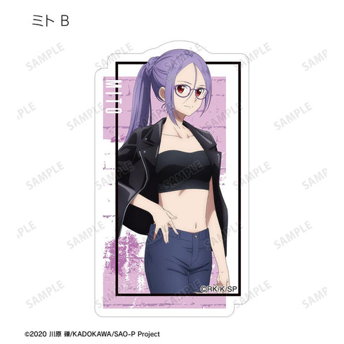 『ソードアート・オンライン』描き下ろし ライダースジャケットver. トレーディングダイカットステッカー(単位/BOX)