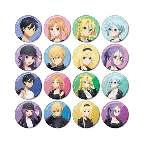 『ソードアート・オンライン』描き下ろし ライダースジャケットver. トレーディンググリッター缶バッジ(単位/BOX)【202609再販】