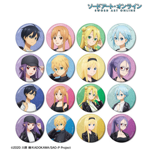 『ソードアート・オンライン』描き下ろし ライダースジャケットver. トレーディンググリッター缶バッジ(単位/BOX)【202609再販】